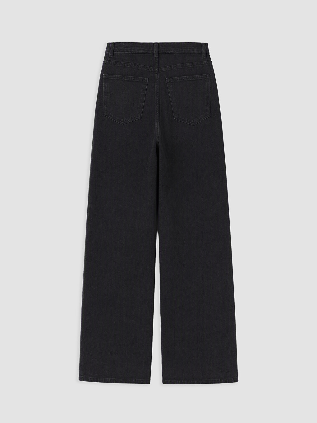 Siyah Wideleg Jean-1