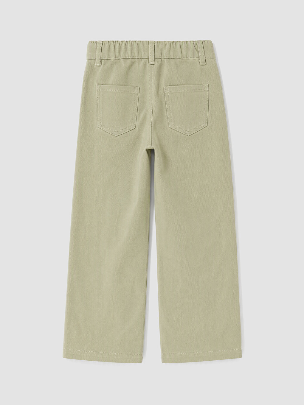 Girl Green Trousers-2