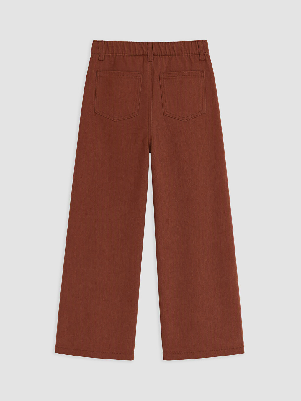 Girl Brown Trousers-1
