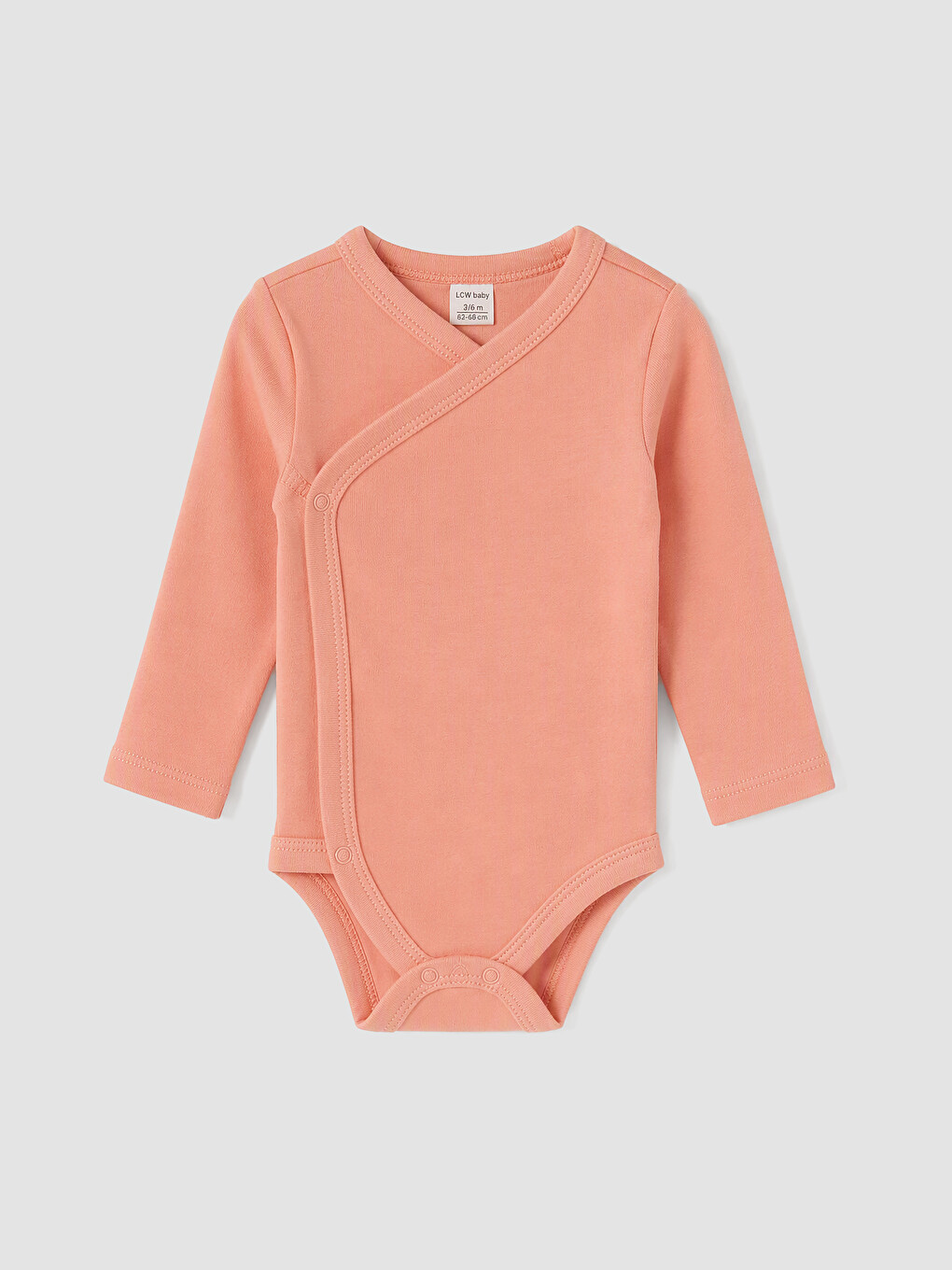 Ekru 2'li Kız Bebek Çıtçıtlı Body-4