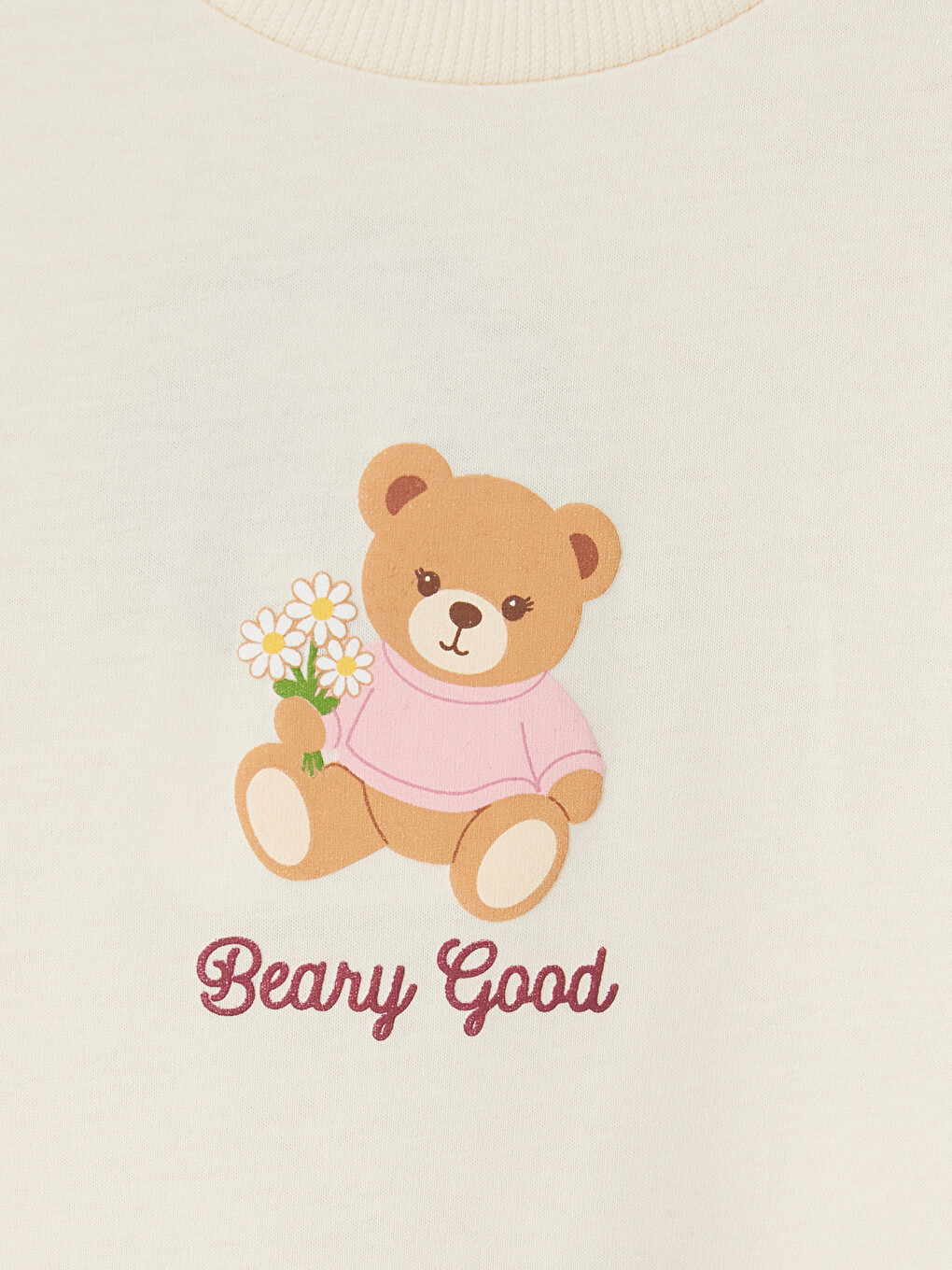 Crew Neck Girls' T-shirt-8