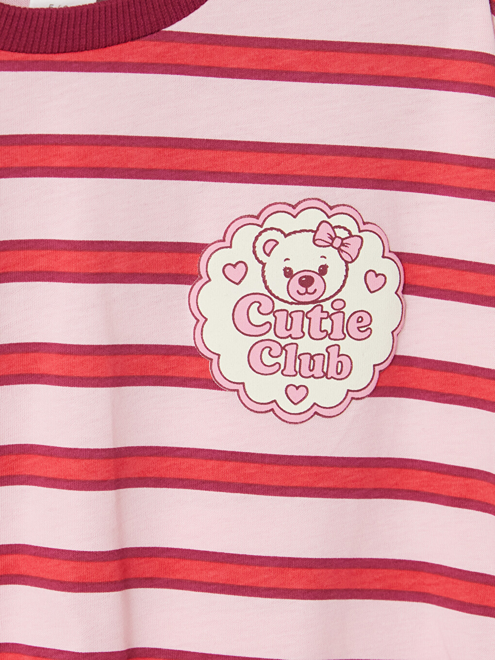 Crew Neck Girls' T-shirt-9