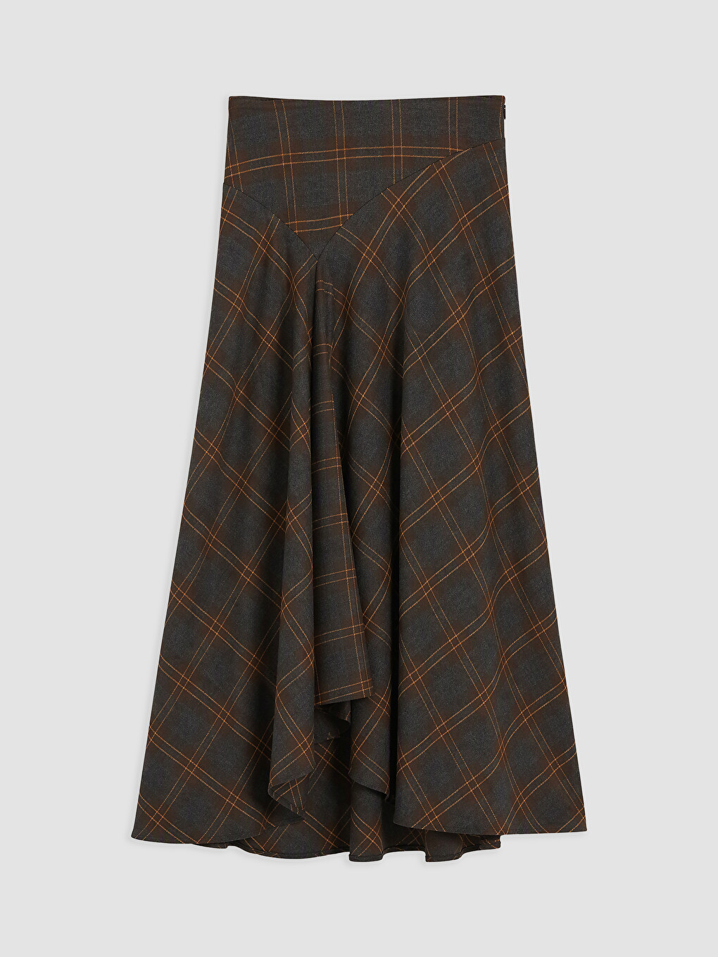 Woman Brown Skirt
