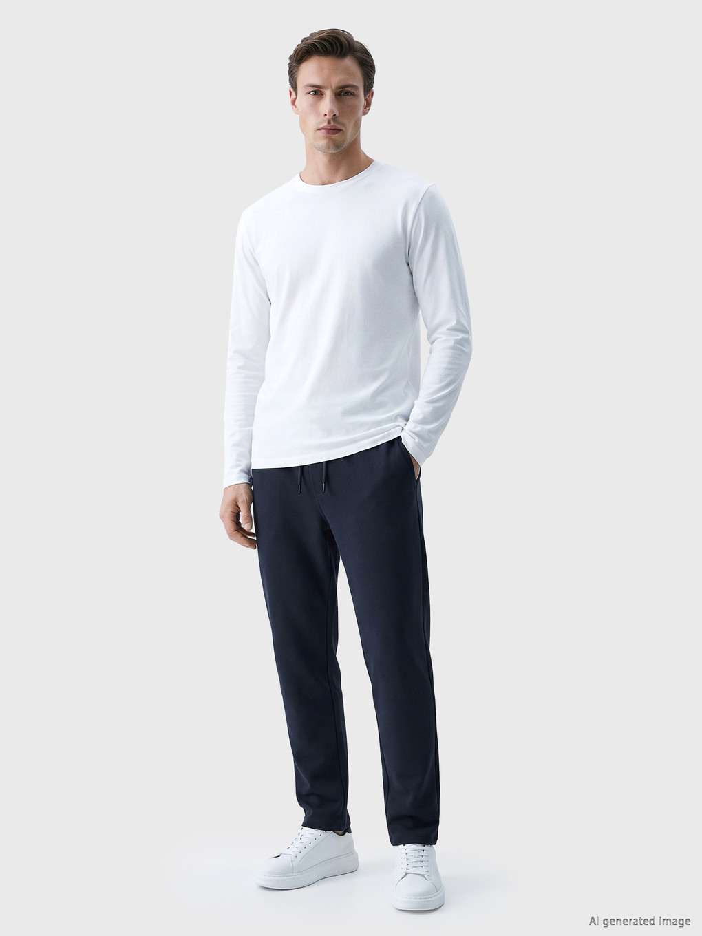 Lacivert Regular Fit Erkek Eşofman Altı
