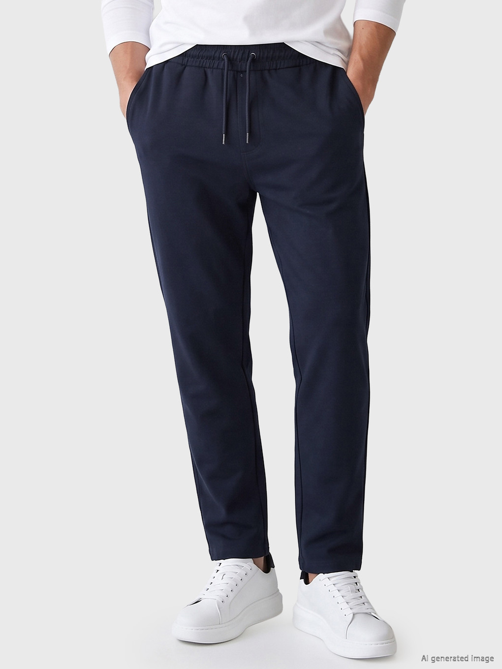 Lacivert Regular Fit Erkek Eşofman Altı-1