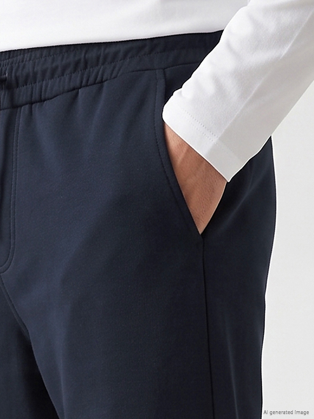Lacivert Regular Fit Erkek Eşofman Altı-2