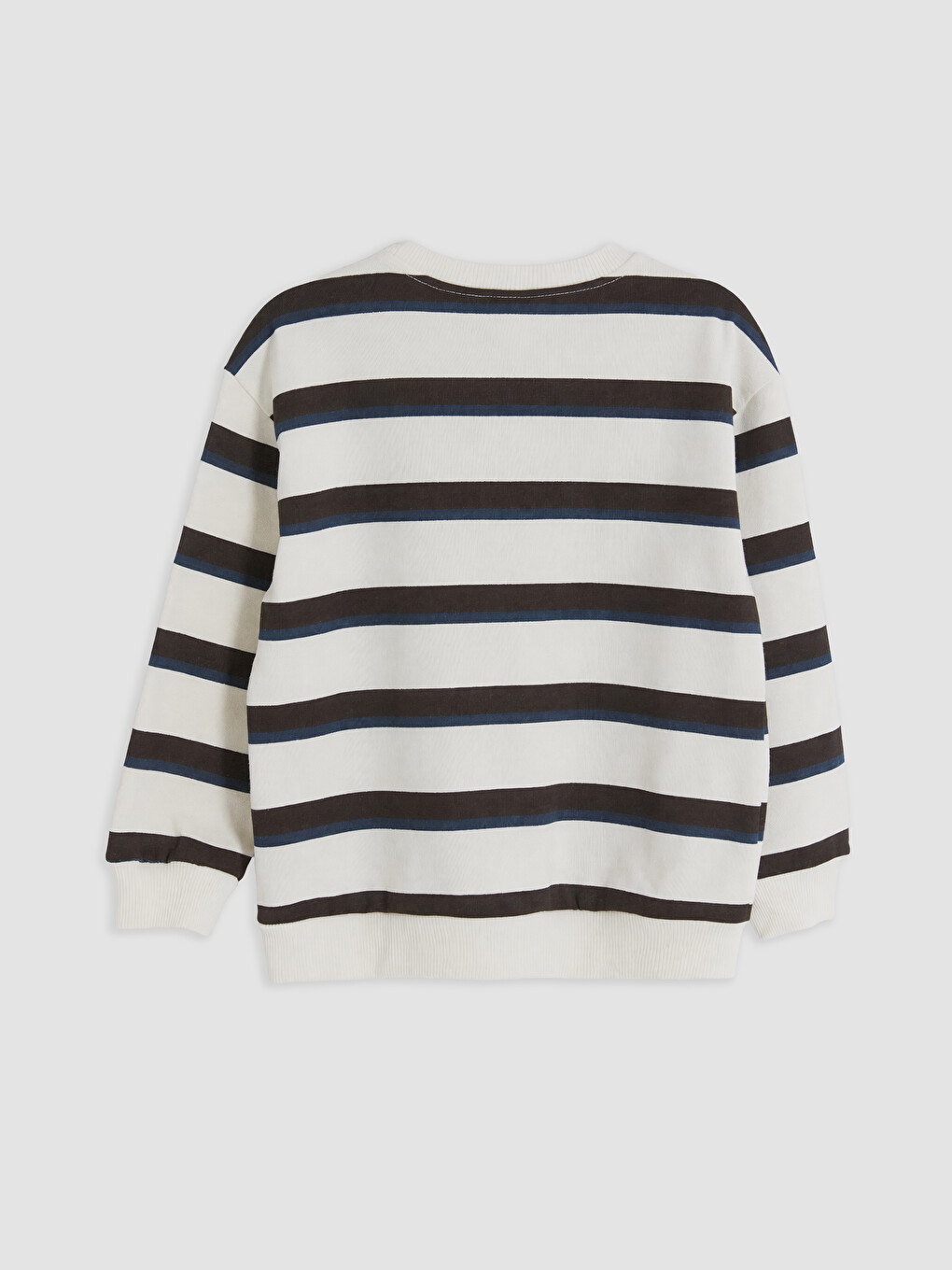 Bej Teddy Baskılı Erkek Çocuk Kalın Sweatshirt-3