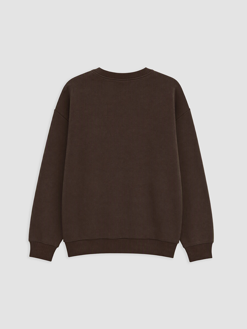 Bej Teddy Baskılı Erkek Çocuk Kalın Sweatshirt-4