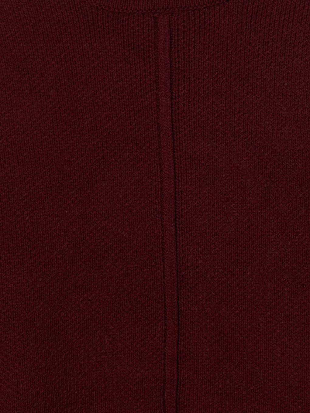 Bordo Bisiklet Yaka Kadın Triko Tunik-2