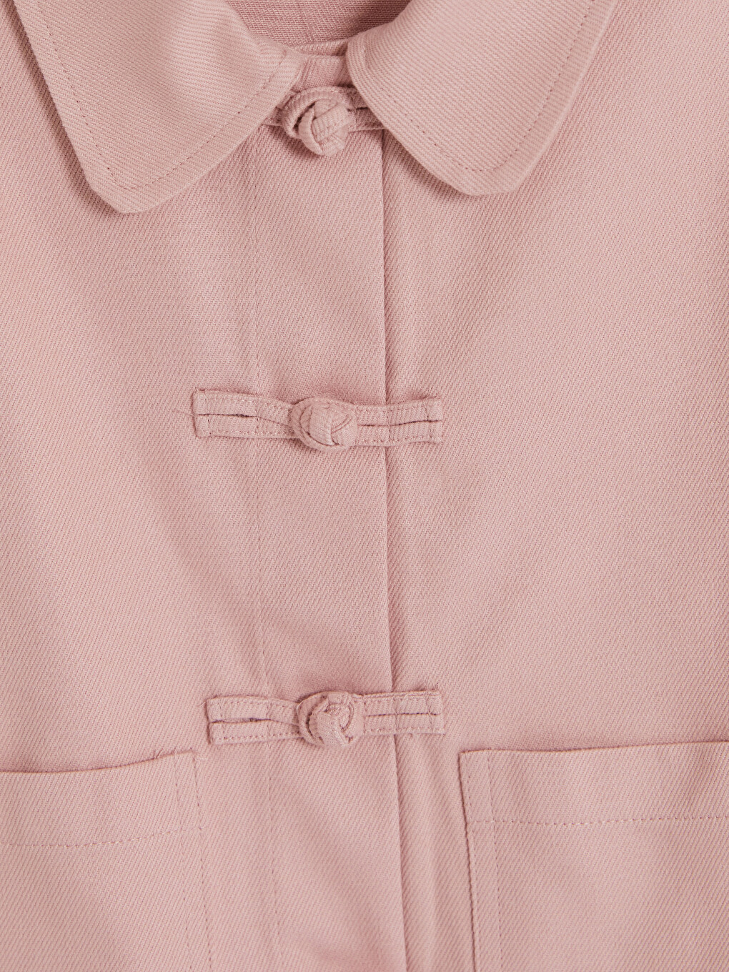 Fur Peter Pan Collar Girls' Coat-1