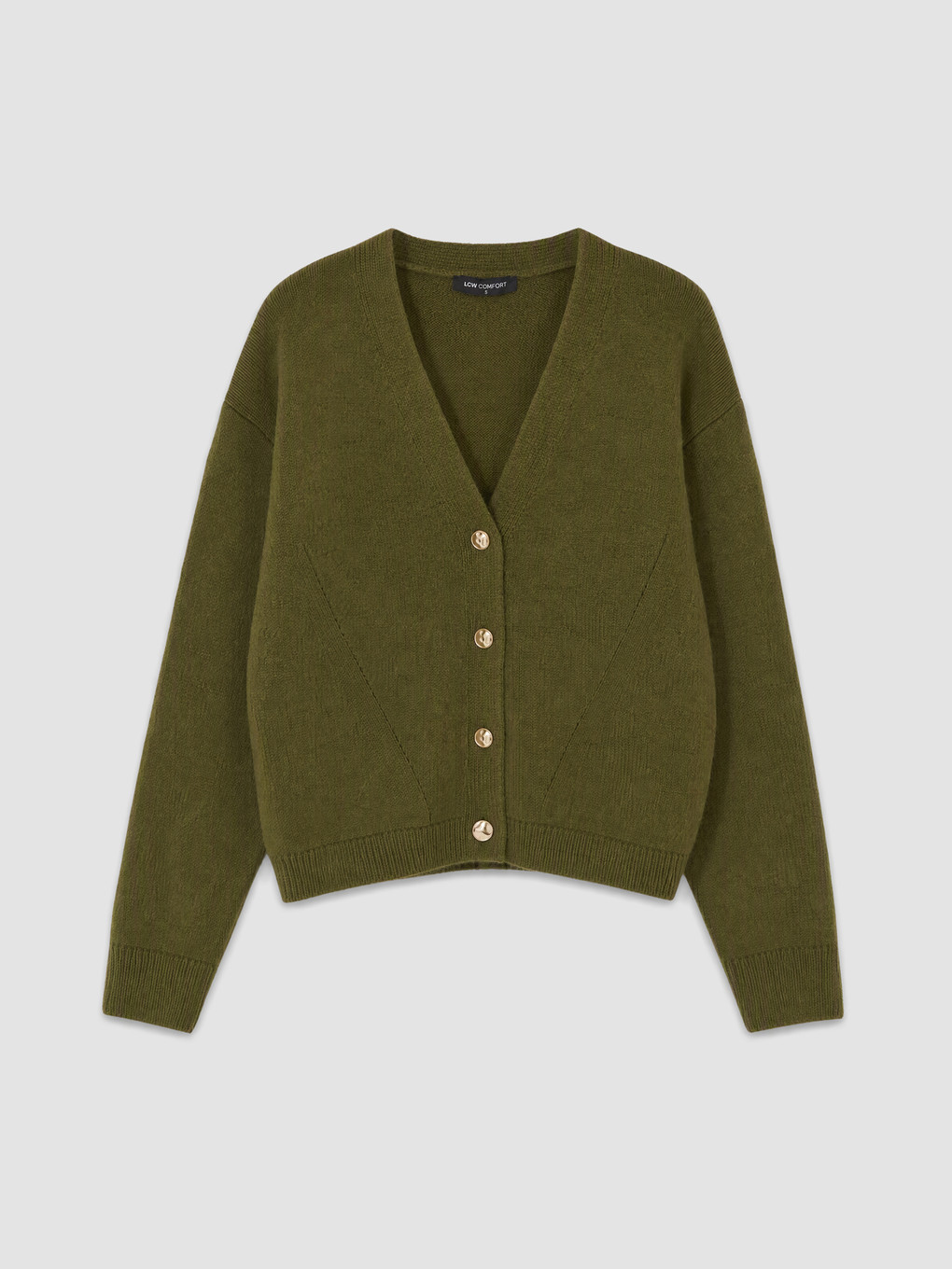 Woman Khaki Cardigan