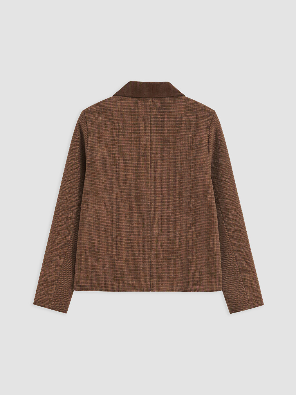 Velvet Shirt Collar Women's Jacket-1