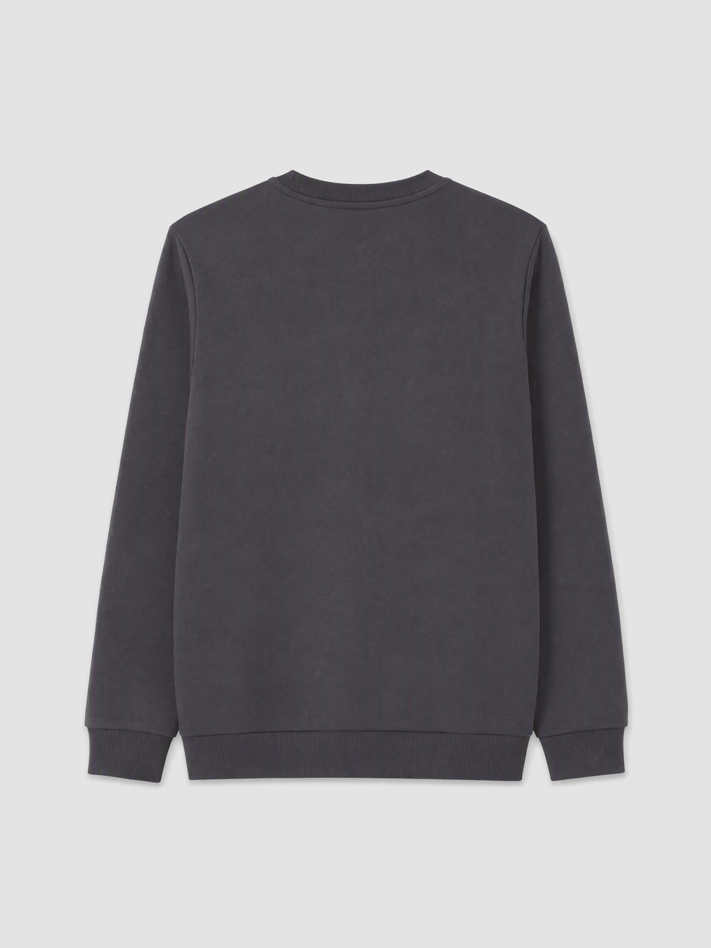 Antrasit Baskılı Erkek Sweatshirt-1