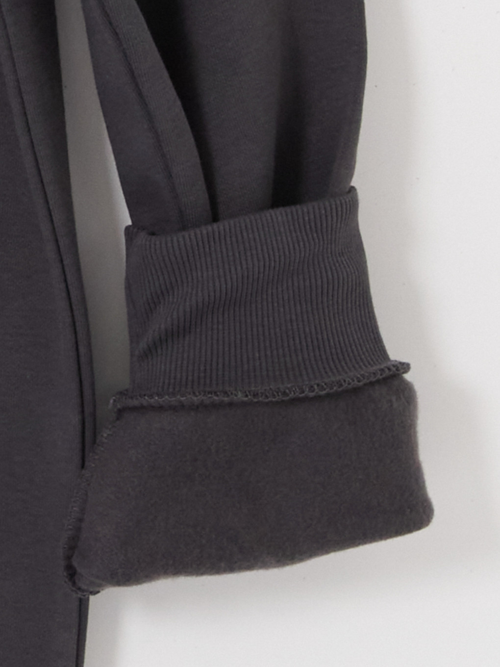 Antrasit Baskılı Erkek Sweatshirt-3