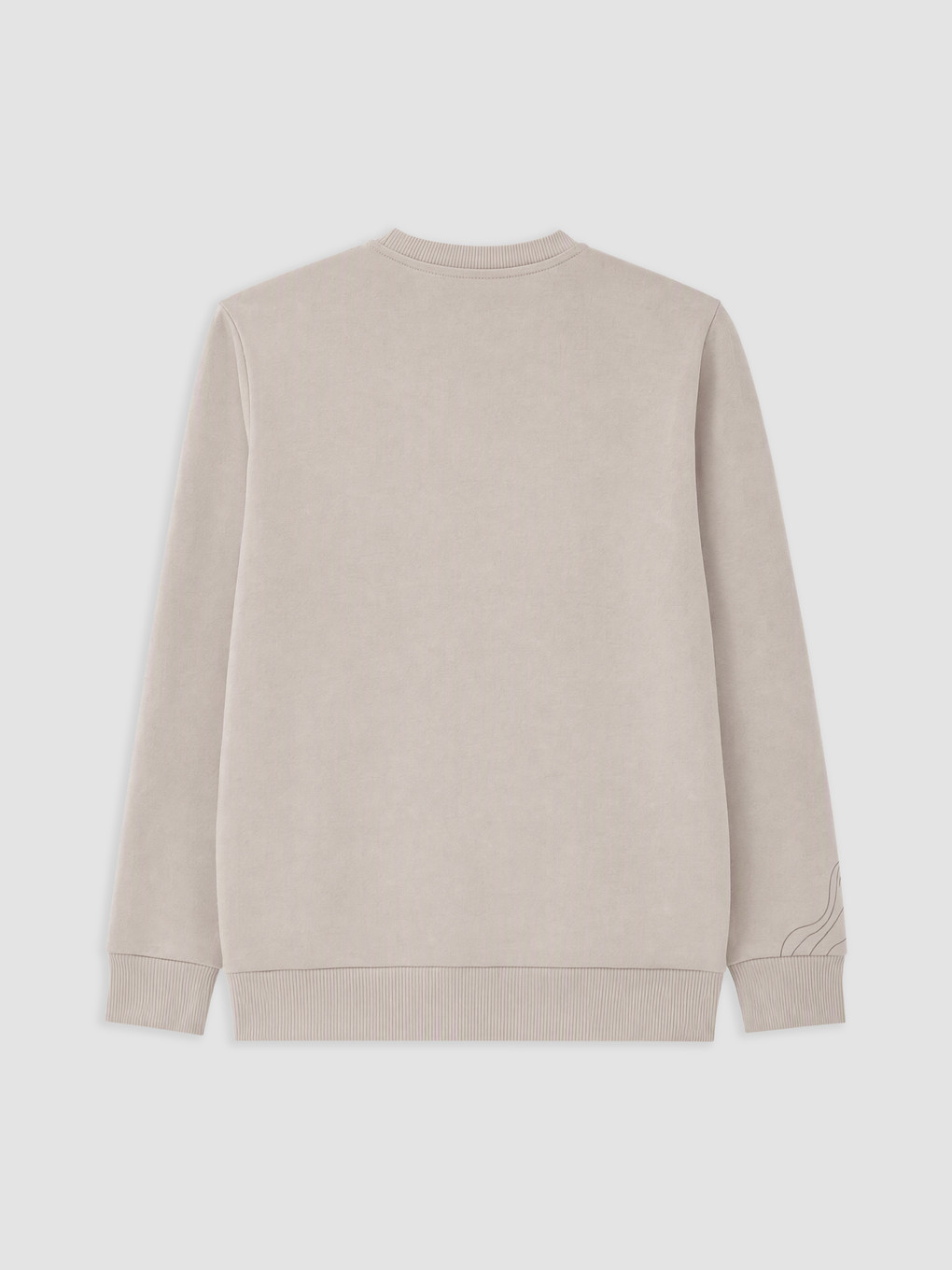 Man Beige Sweatshirt-1