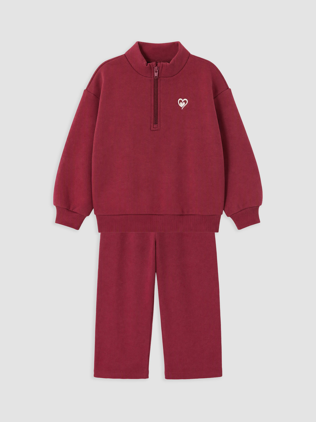 Embroidered Girls' Thick Set