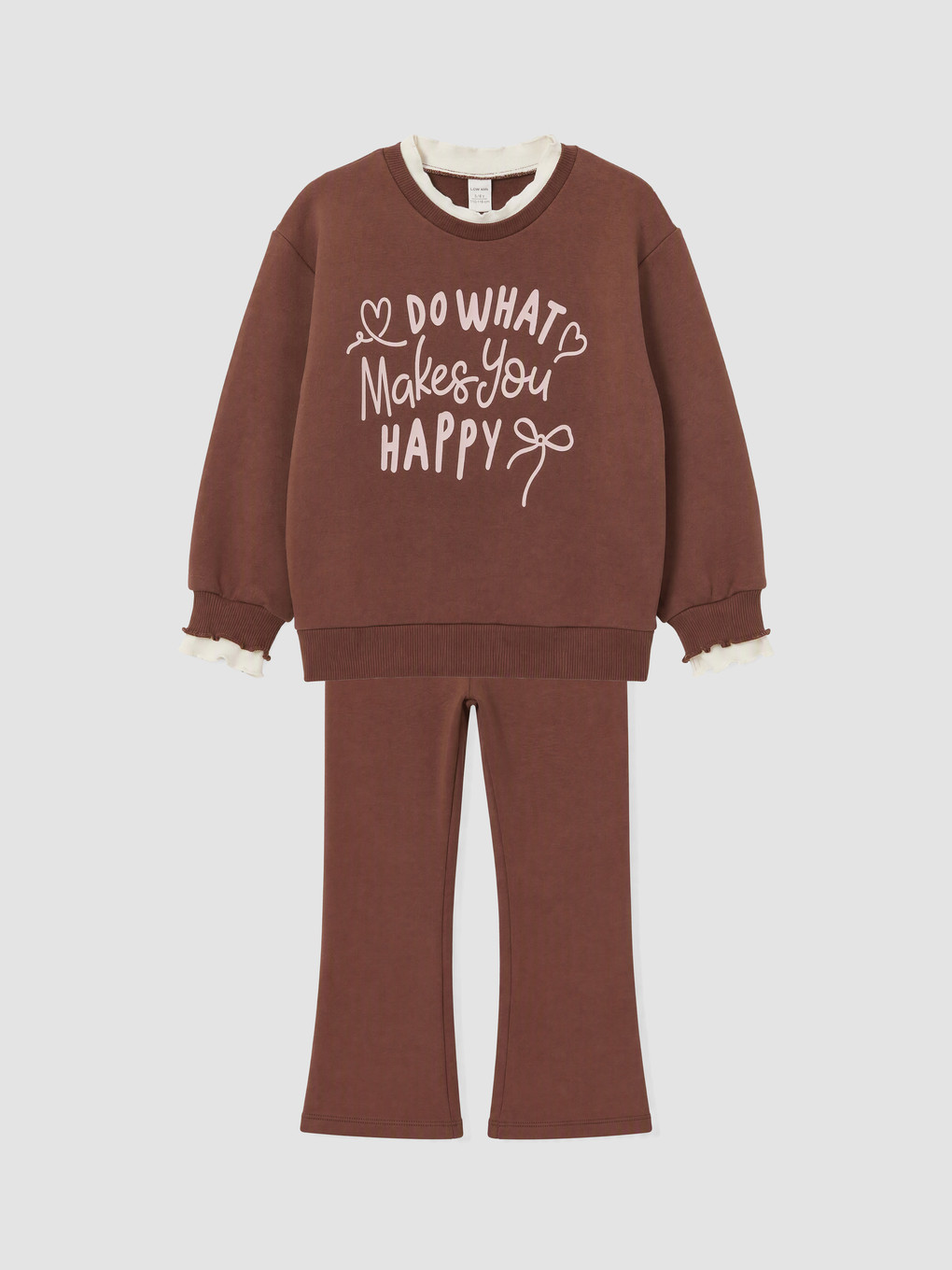 Printed Girls' Thick Set