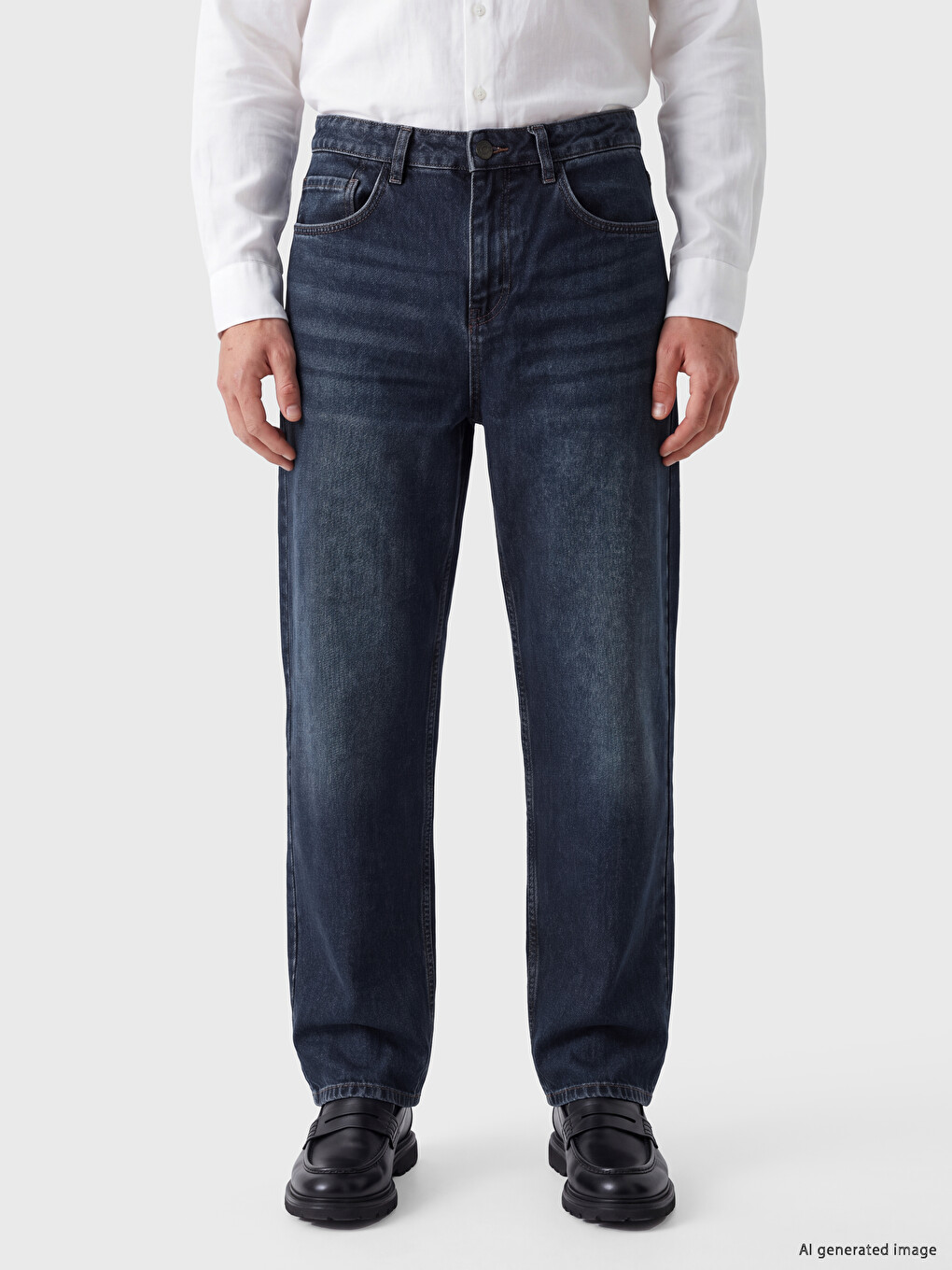 Muškarac Indigo Farmerke-1
