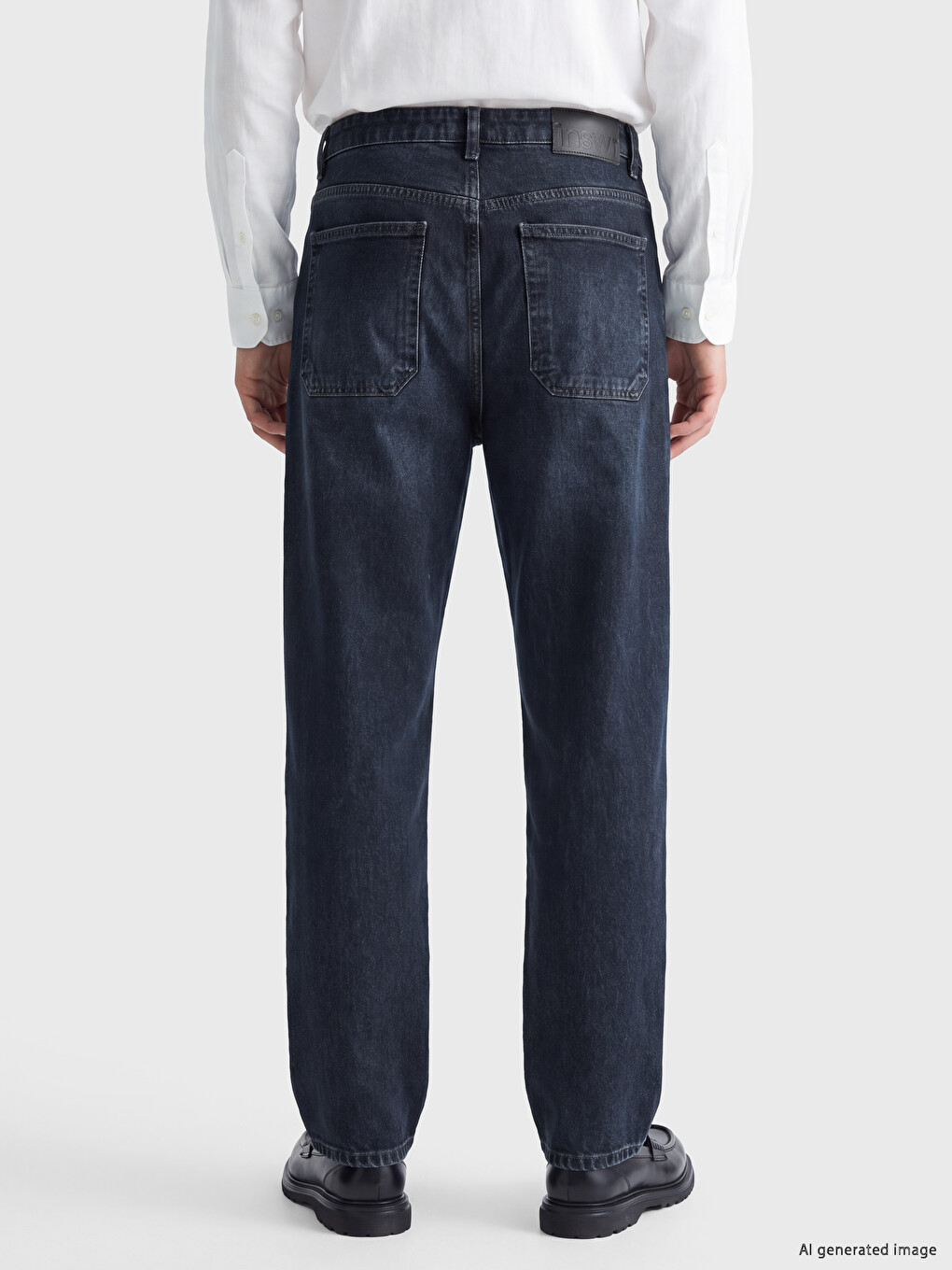 Muškarac Indigo Farmerke-3