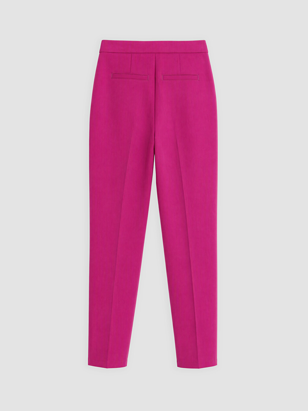 High Waist Women's Cigarette Trousers-5