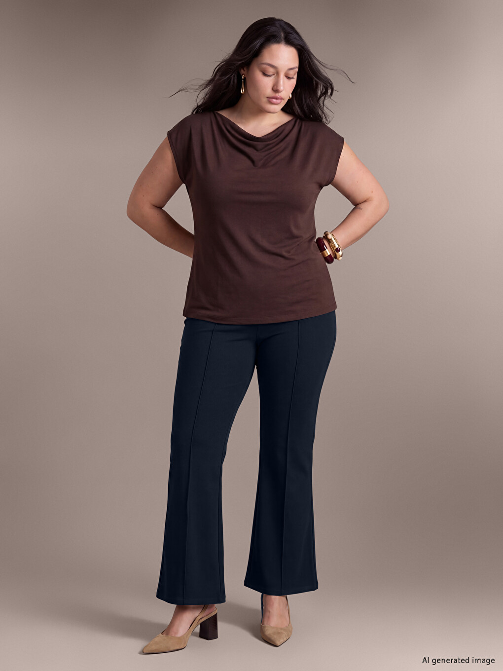 Shaping Plus-size Women's Leggings