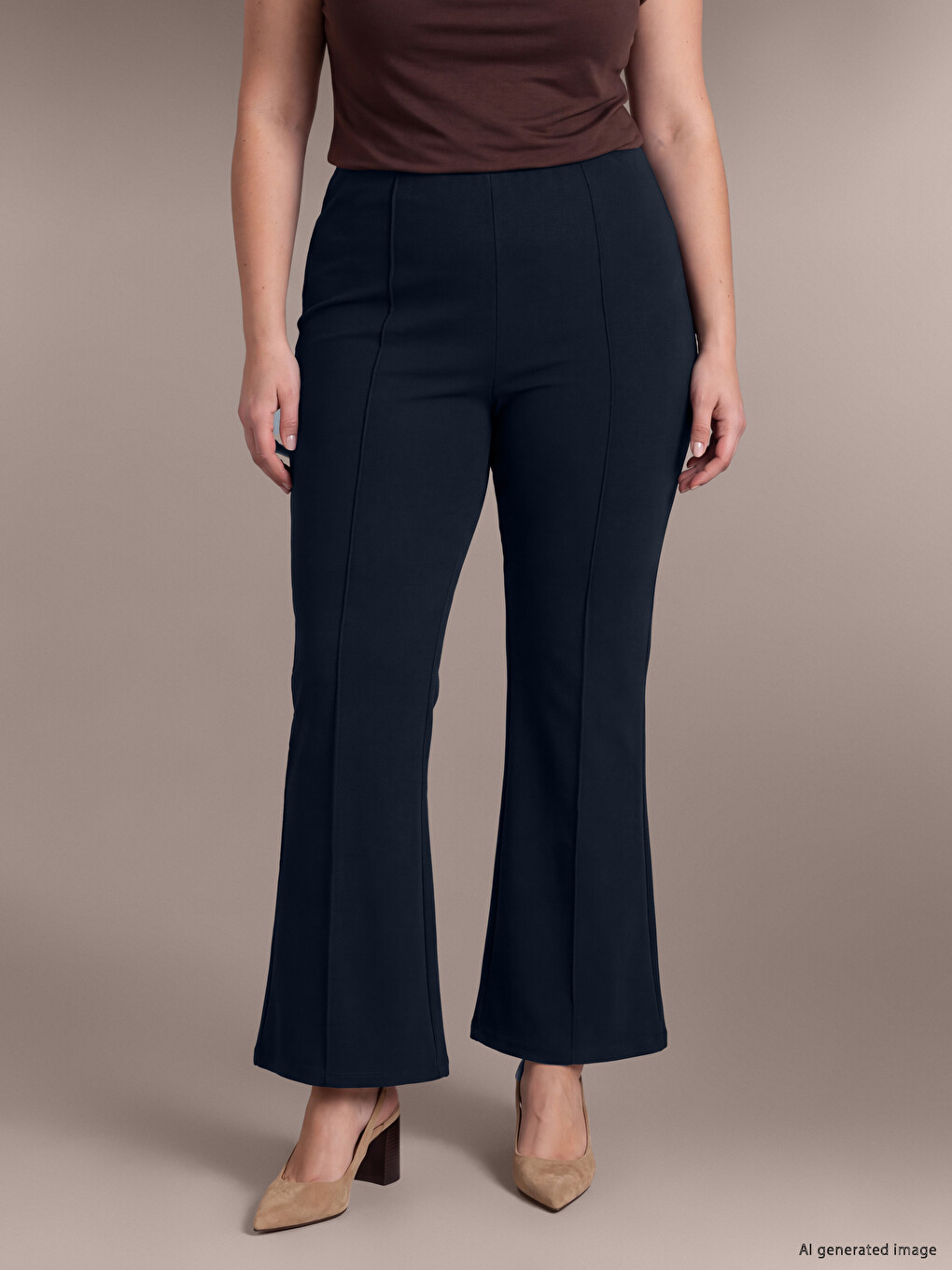Shaping Plus-size Women's Leggings-1