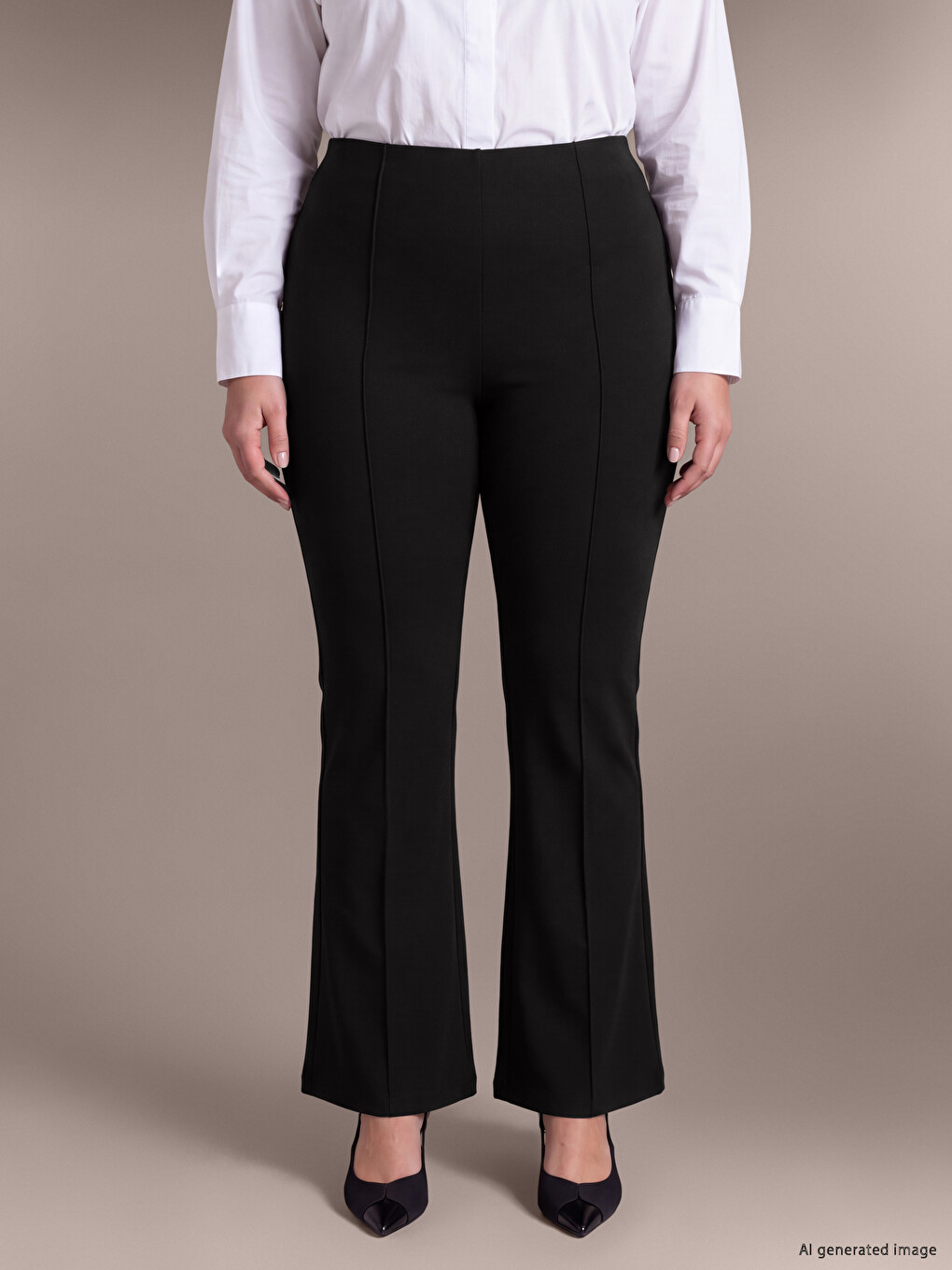 Shaping Plus-size Women's Leggings-1