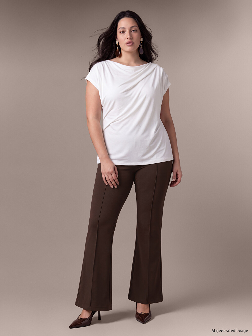 Shaping Plus-size Women's Leggings