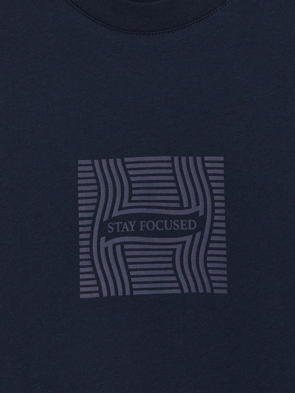 Crew Neck Printed Men's T-shirt-1