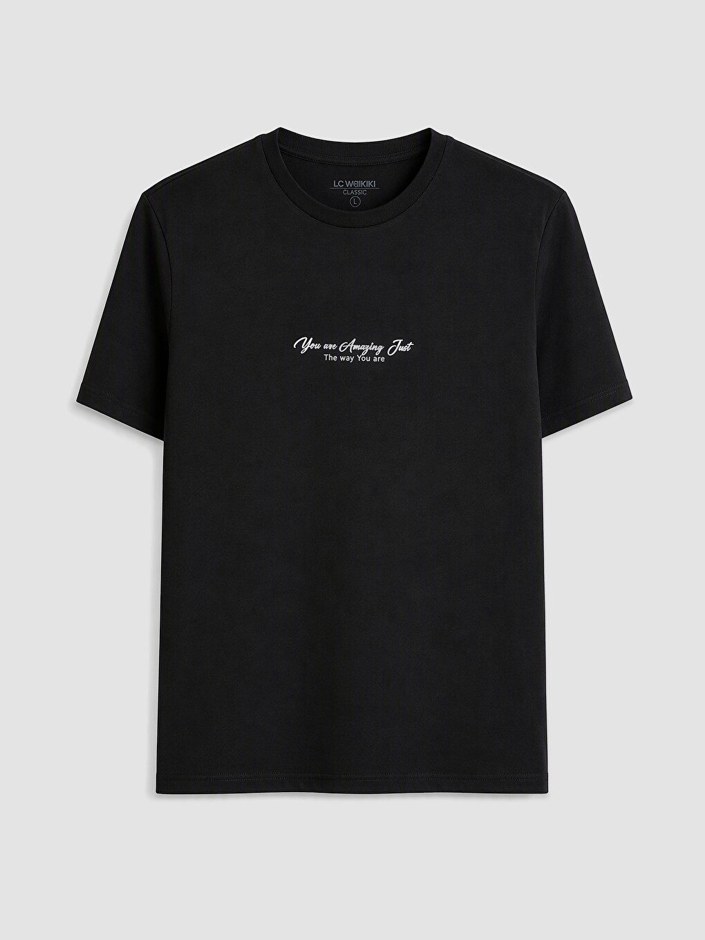Bedrucktes T-shirt Mit Rundhalsausschnitt Für Herren