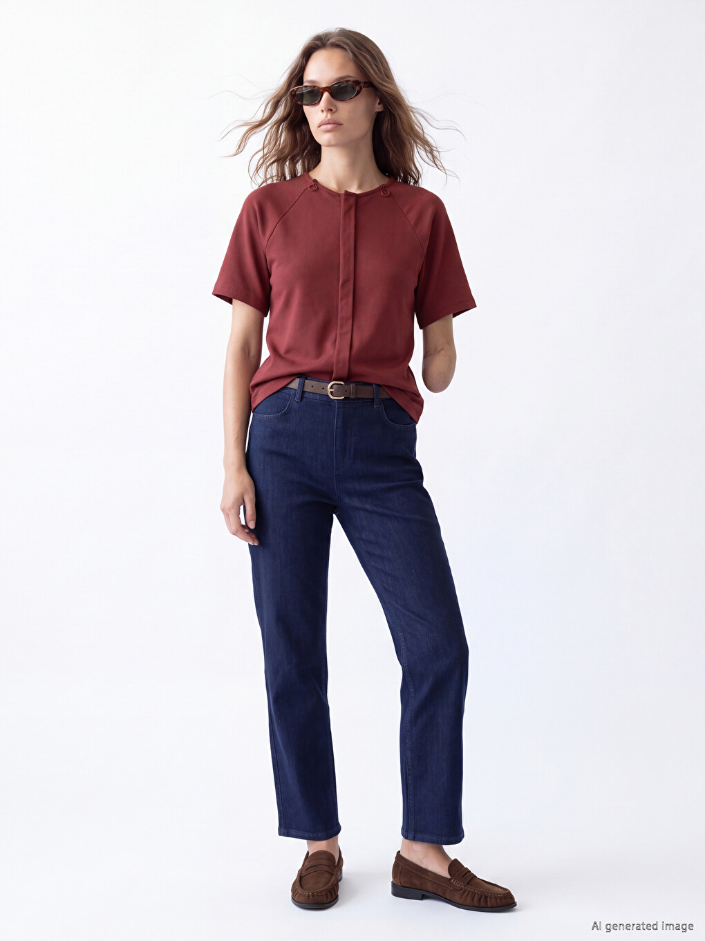 Easy Wearable Snap-buttoned Soft Touch Women's T-shirt-1