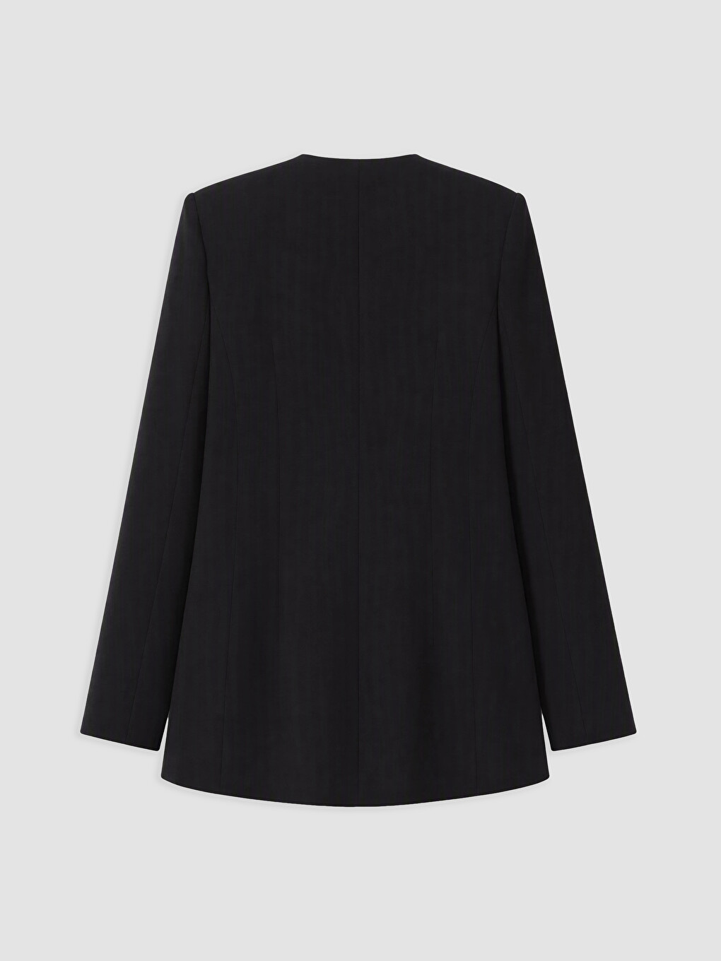 Siyah Kruvaze Yaka Kadın Blazer Ceket-6