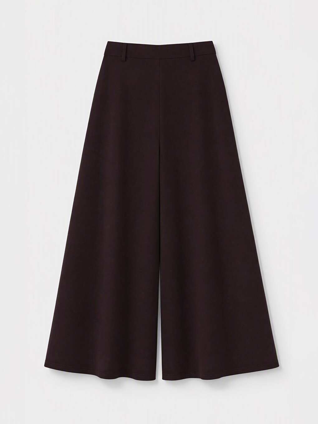 Mürdüm Loose Fit Geniş Paça Kadın Pantolon-1