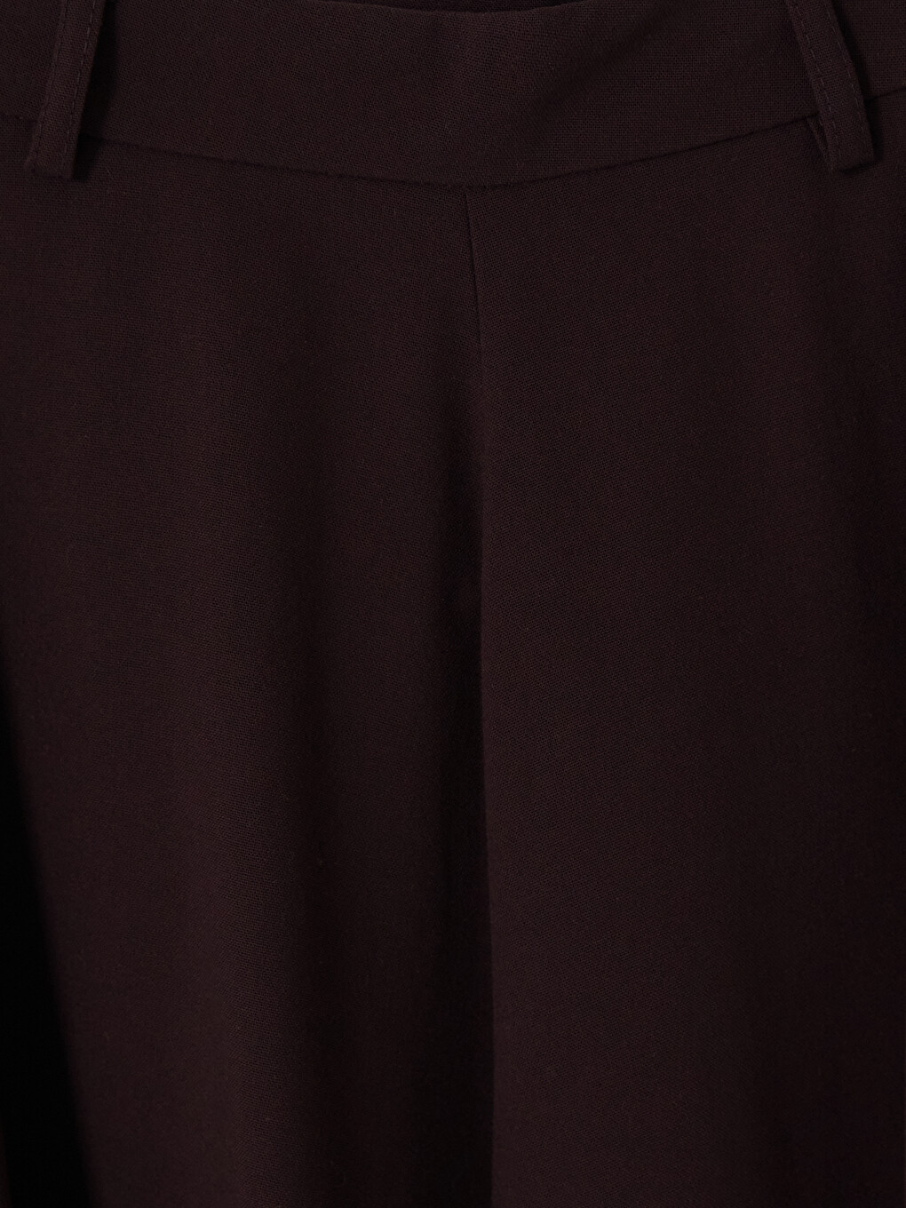 Mürdüm Loose Fit Geniş Paça Kadın Pantolon-2