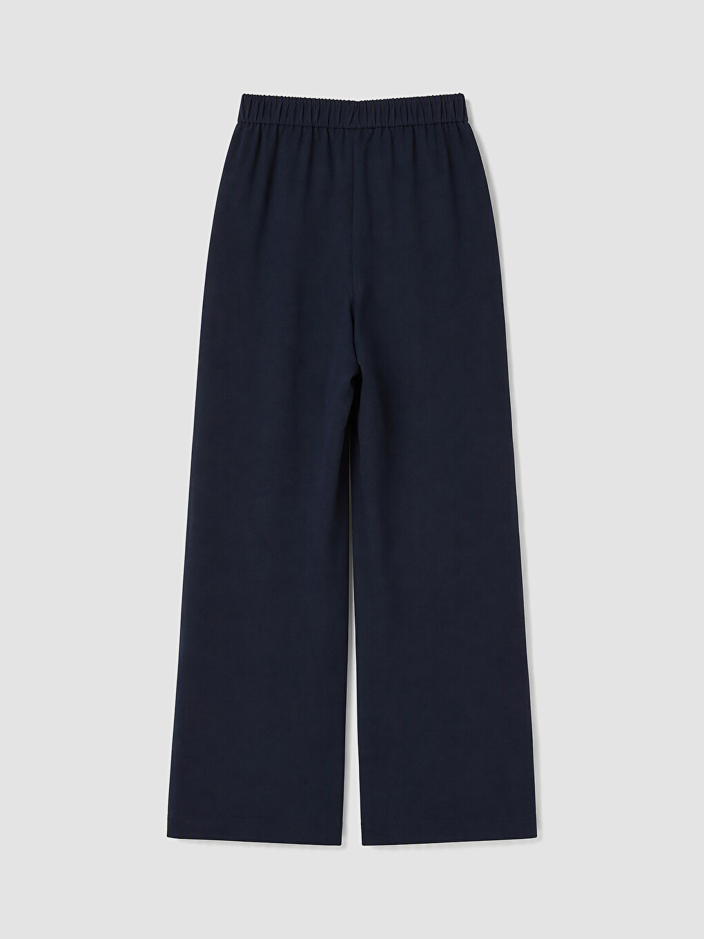Pantaloni Din Țesătură Plisată Cu Talie Elastică Pentru Femei-6