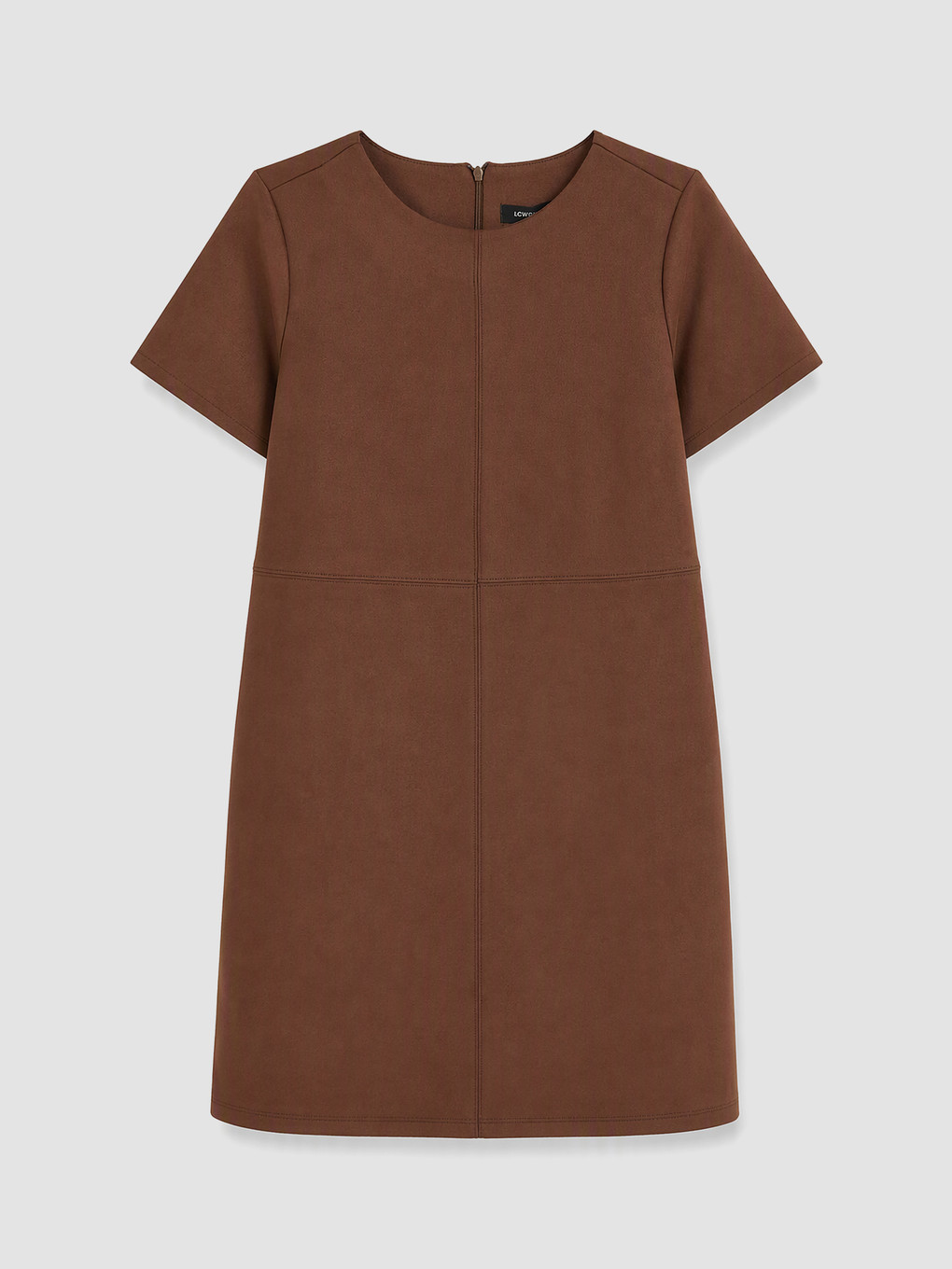 Fustan Mini Me Pamje Suede Për Gra