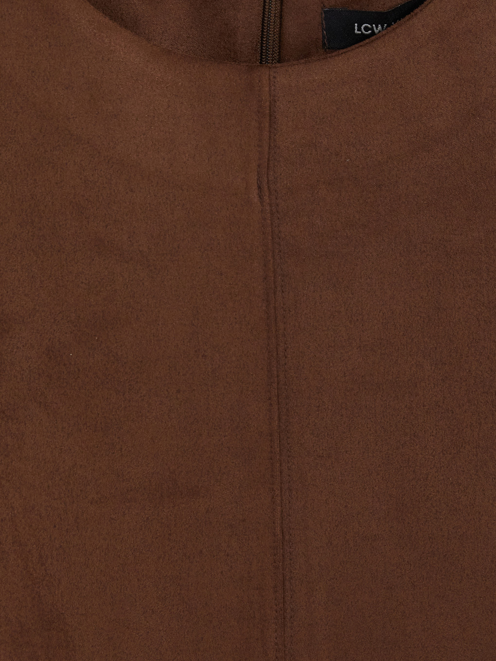 Fustan Mini Me Pamje Suede Për Gra-1