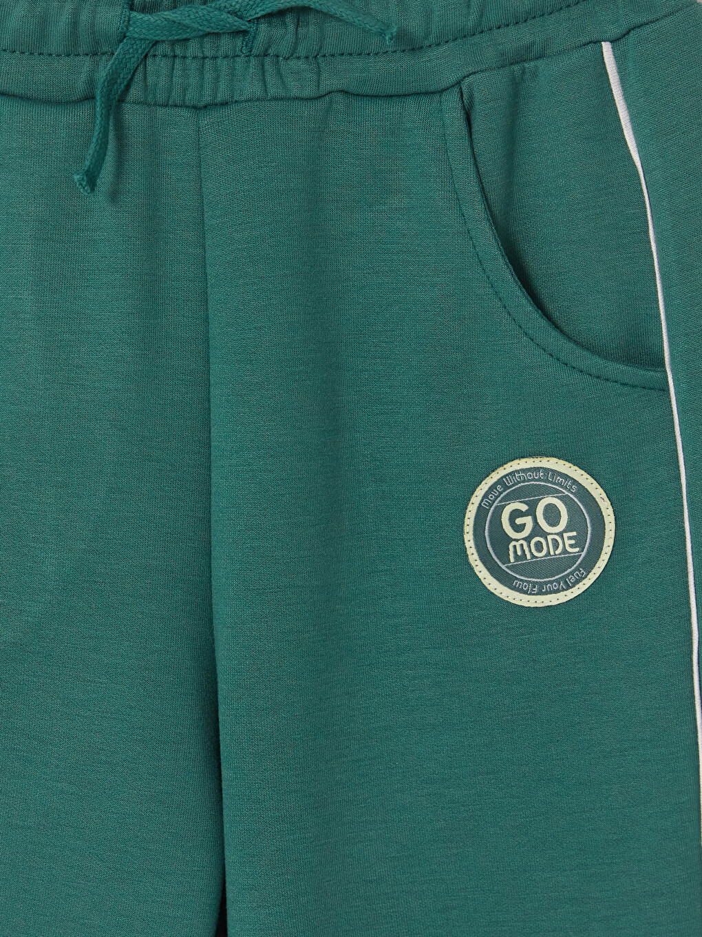 Boy Green Jogger Sweatpants-1