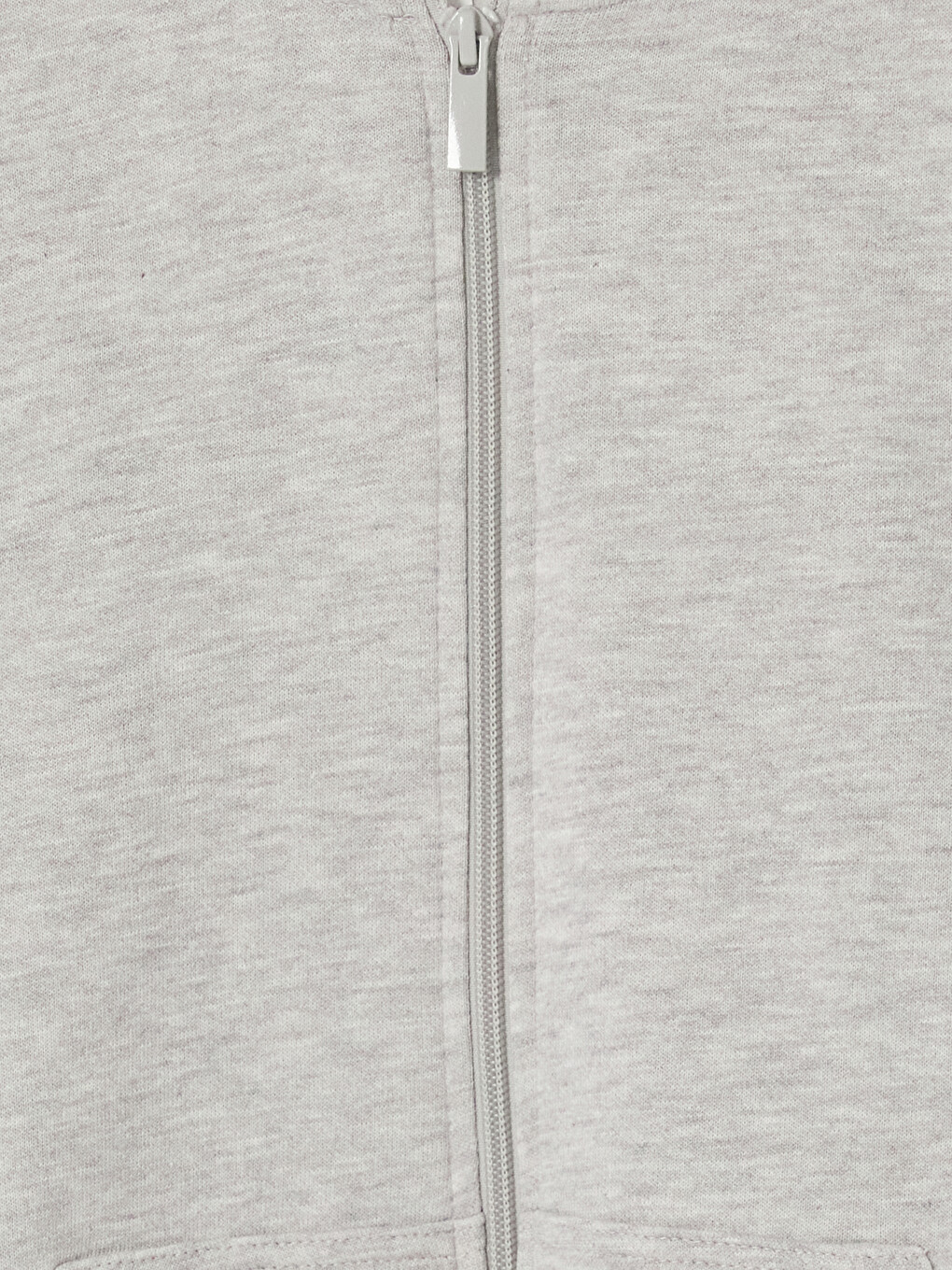 Girl Grey Zip-up Sweatshirt-1