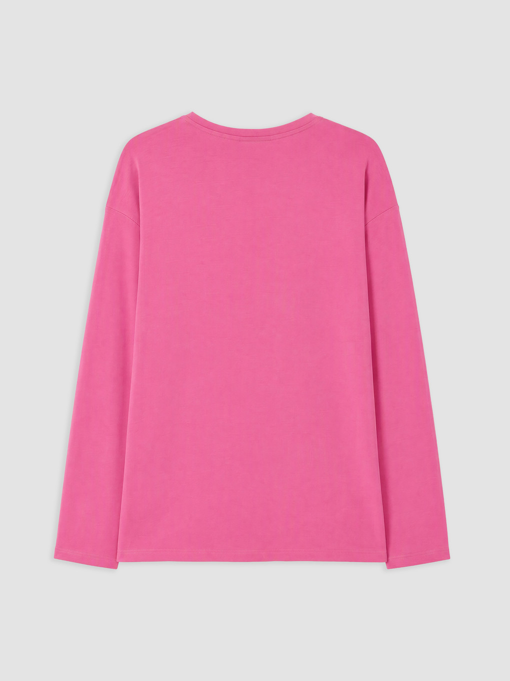 Pembe Kelebek Nakışlı Kadın Pijama Üstü-1