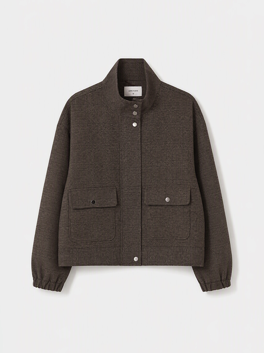 Plaid Oversize Women's Jacket