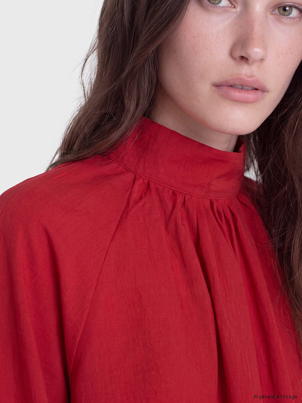 Ruched Modal Blend Blouse-2