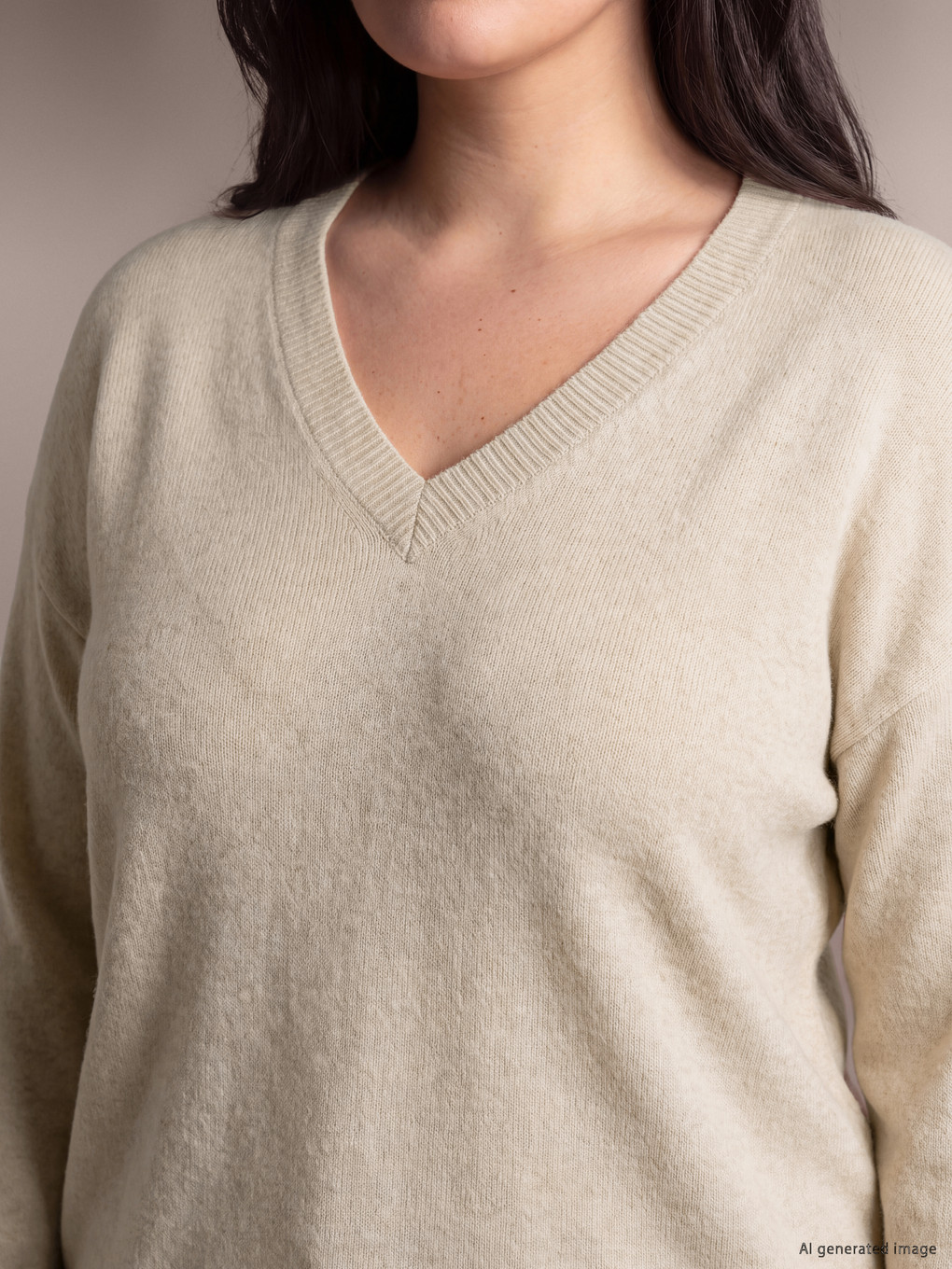 Woman Ecru Sweater-2