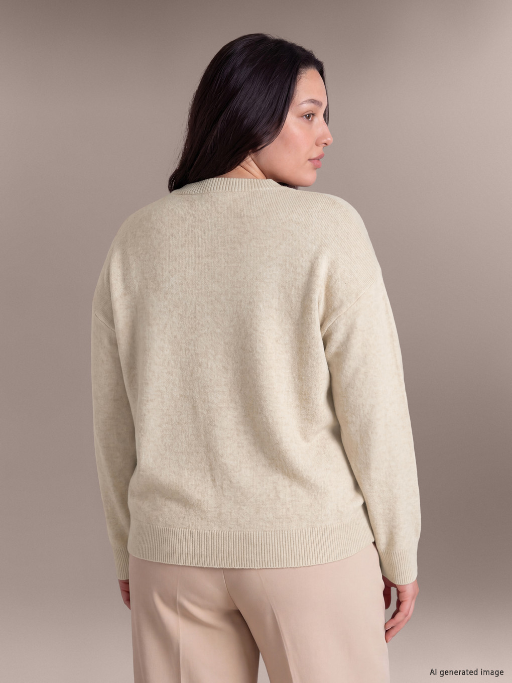 Woman Ecru Sweater-3