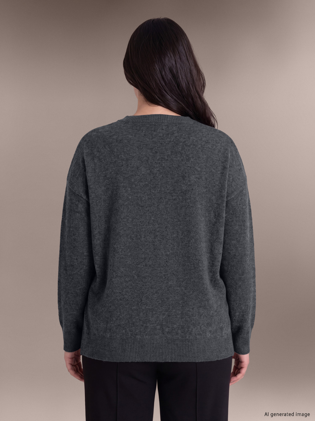 Woman Anthracite Sweater-3