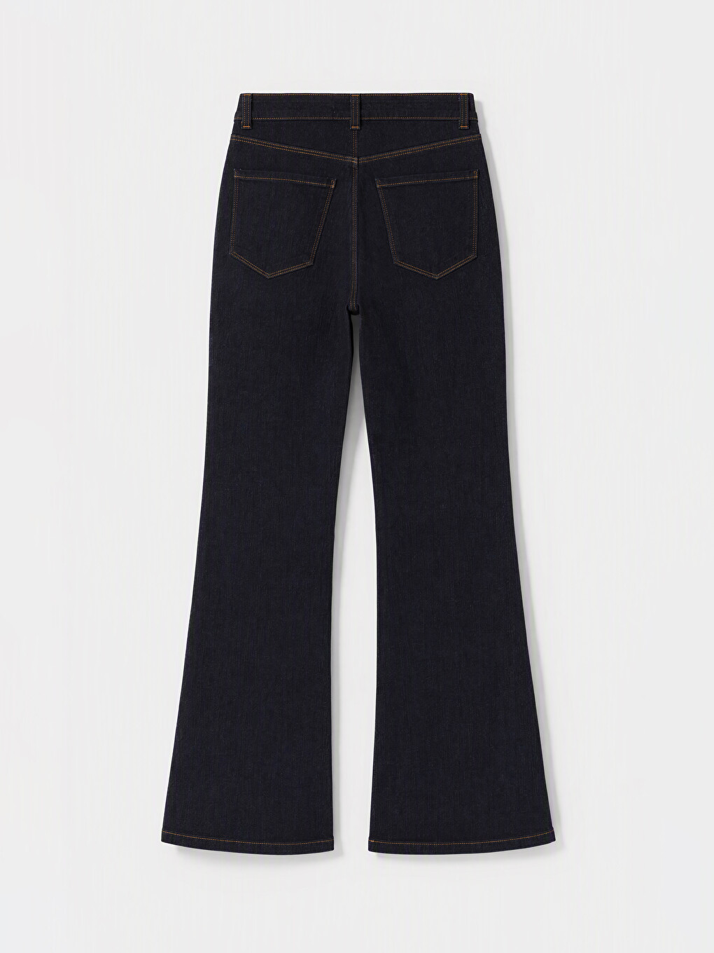 İndigo Flare Kadın Jean Pantolon-1