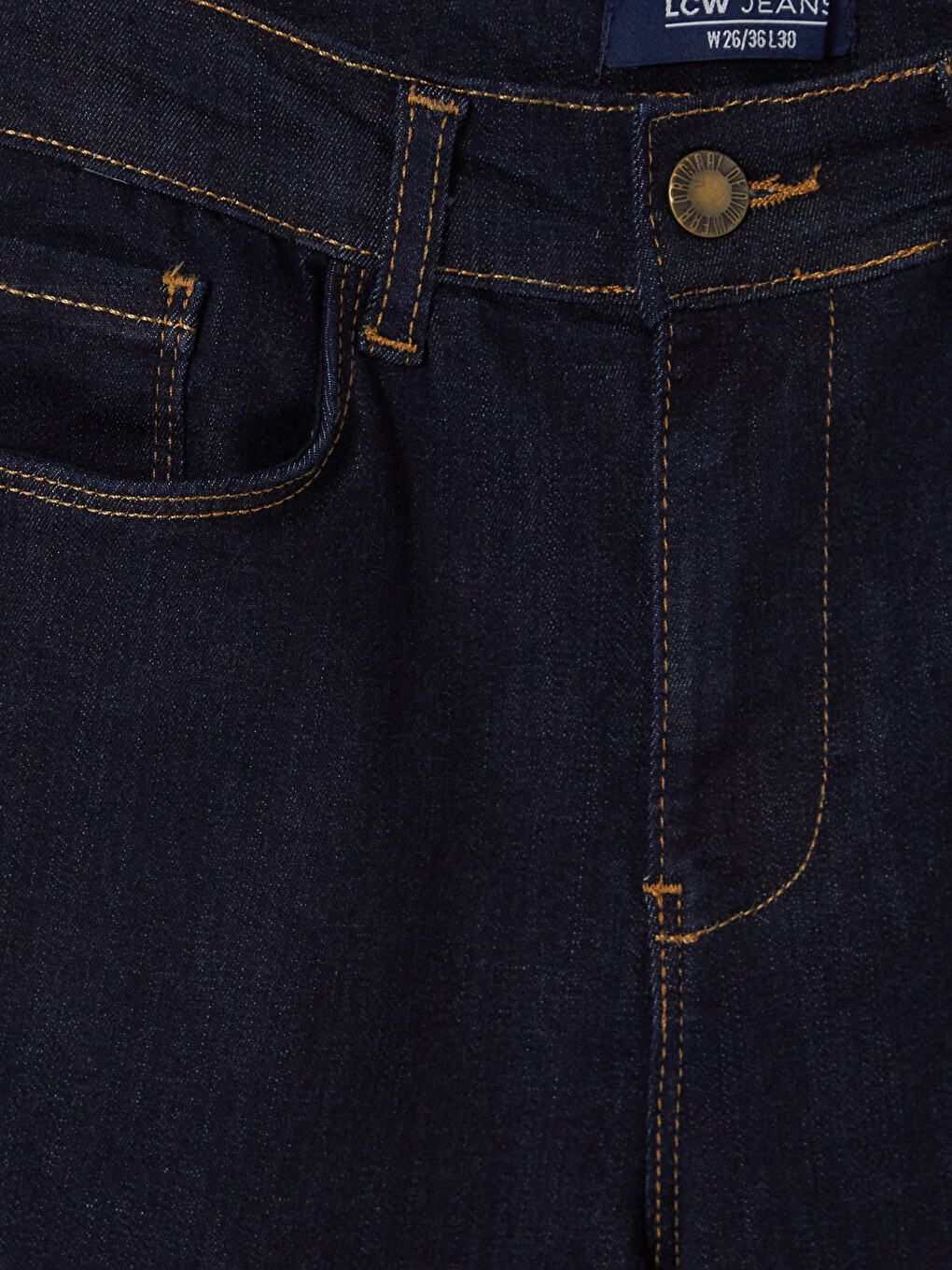 İndigo Flare Kadın Jean Pantolon-2