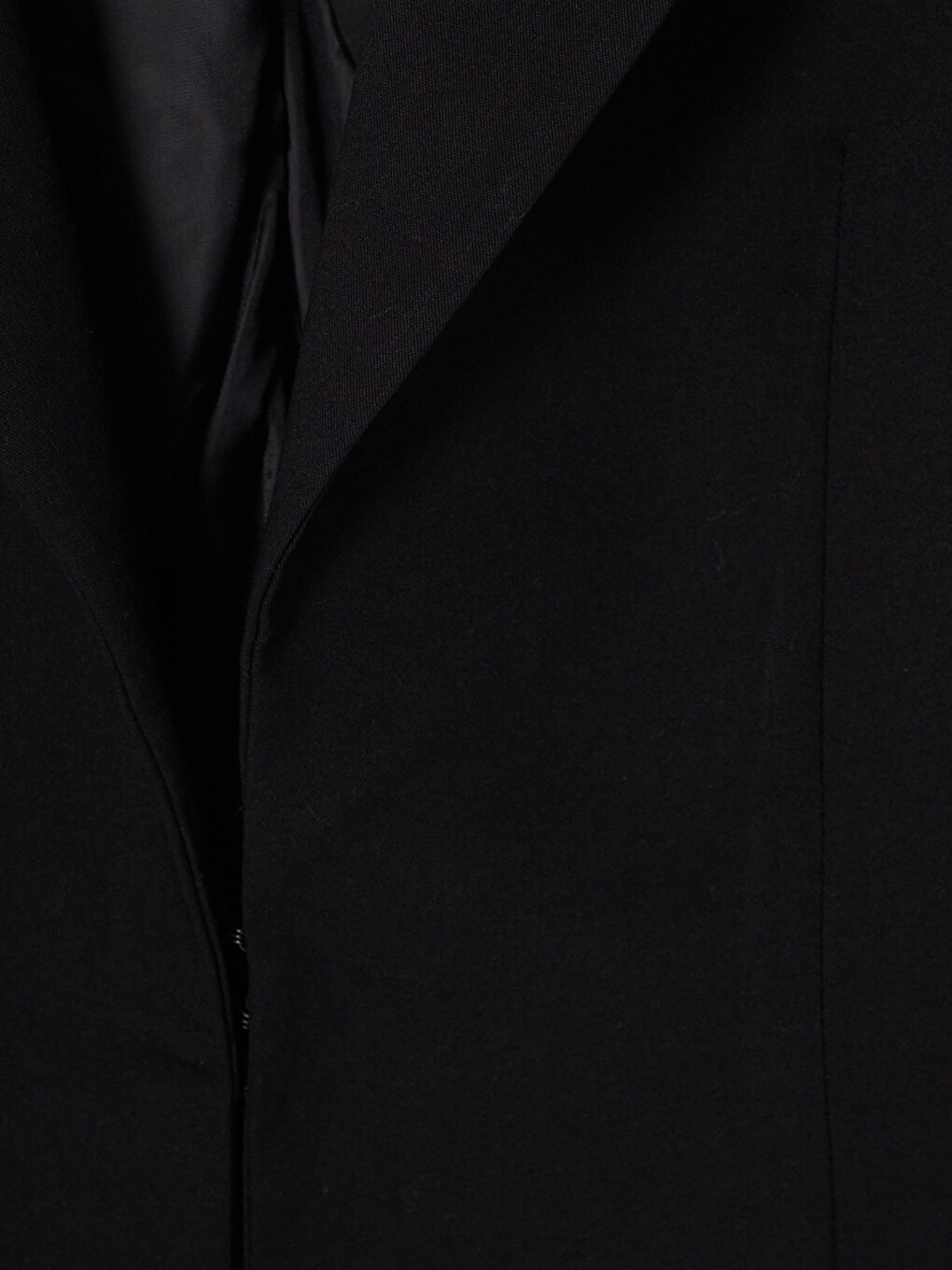 Siyah Asimetrik Kesim Kadın Blazer Ceket-2