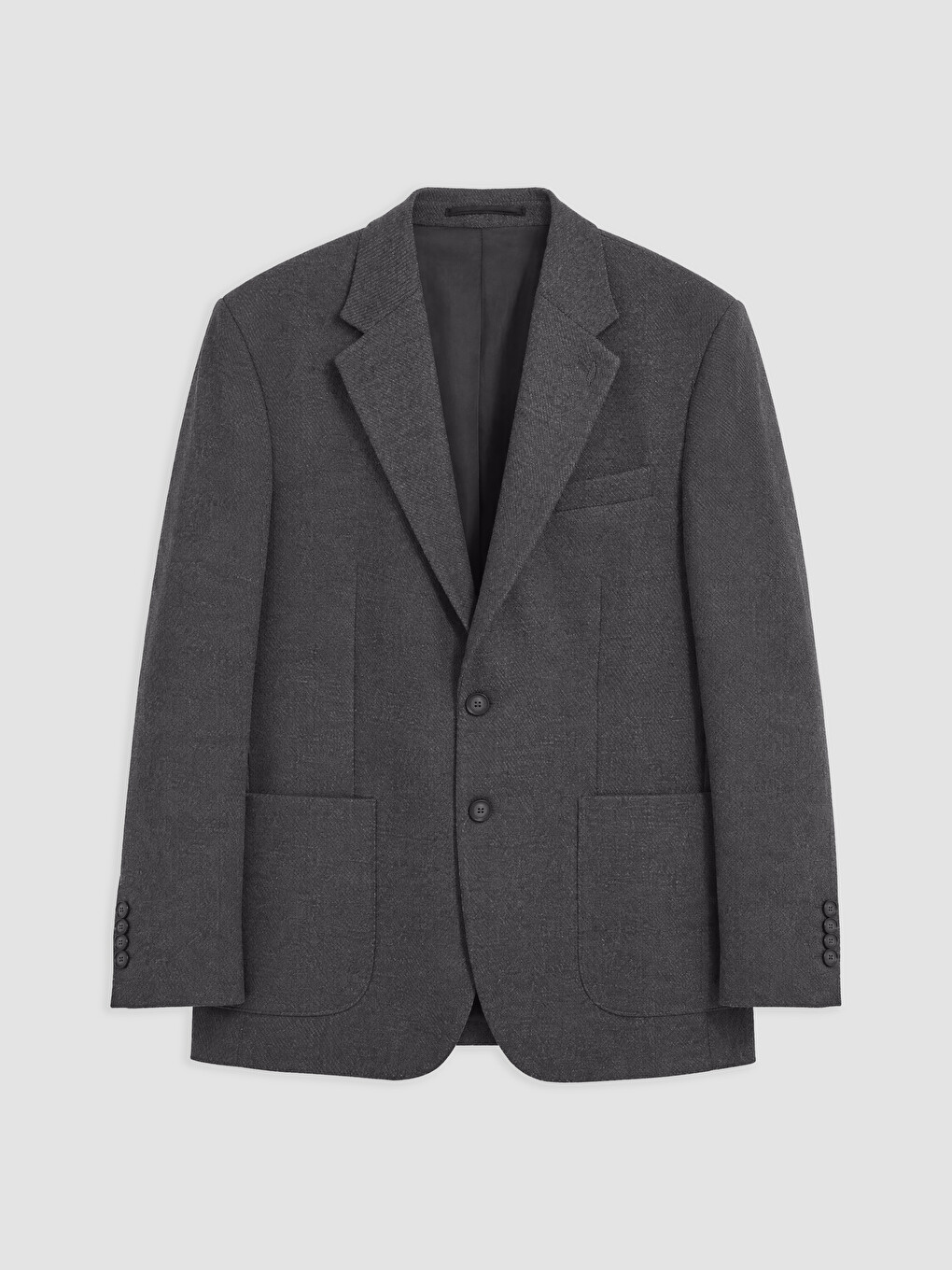 Antrasit Regular Fit Erkek Blazer Ceket