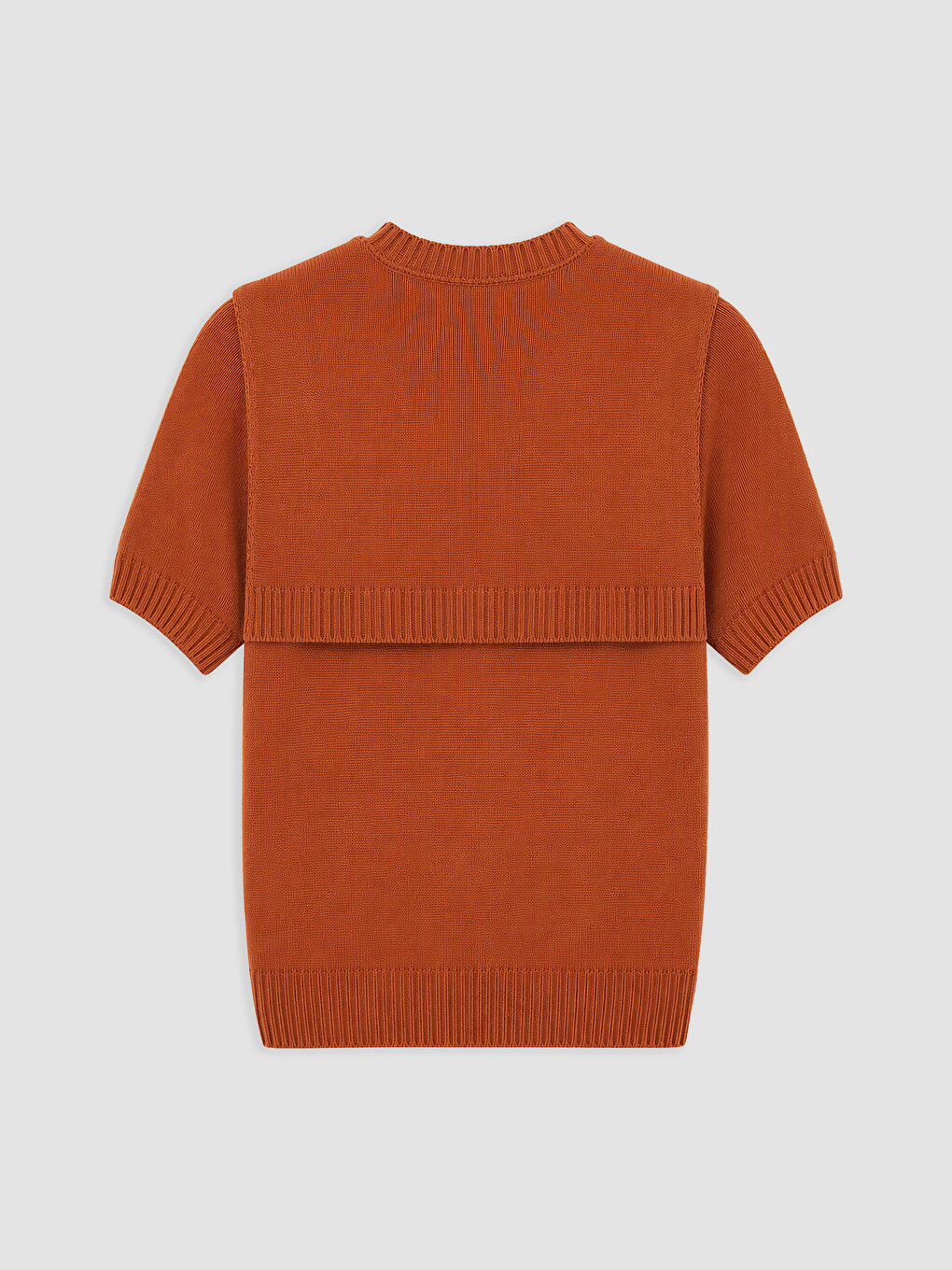 Woman Orange Sweater-1